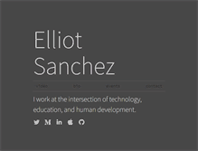 Tablet Screenshot of elliotsanchez.com